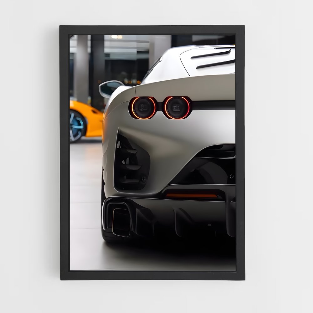 Poster competizione Vitesse immortalisées – affiche Ferrari (vue 2)